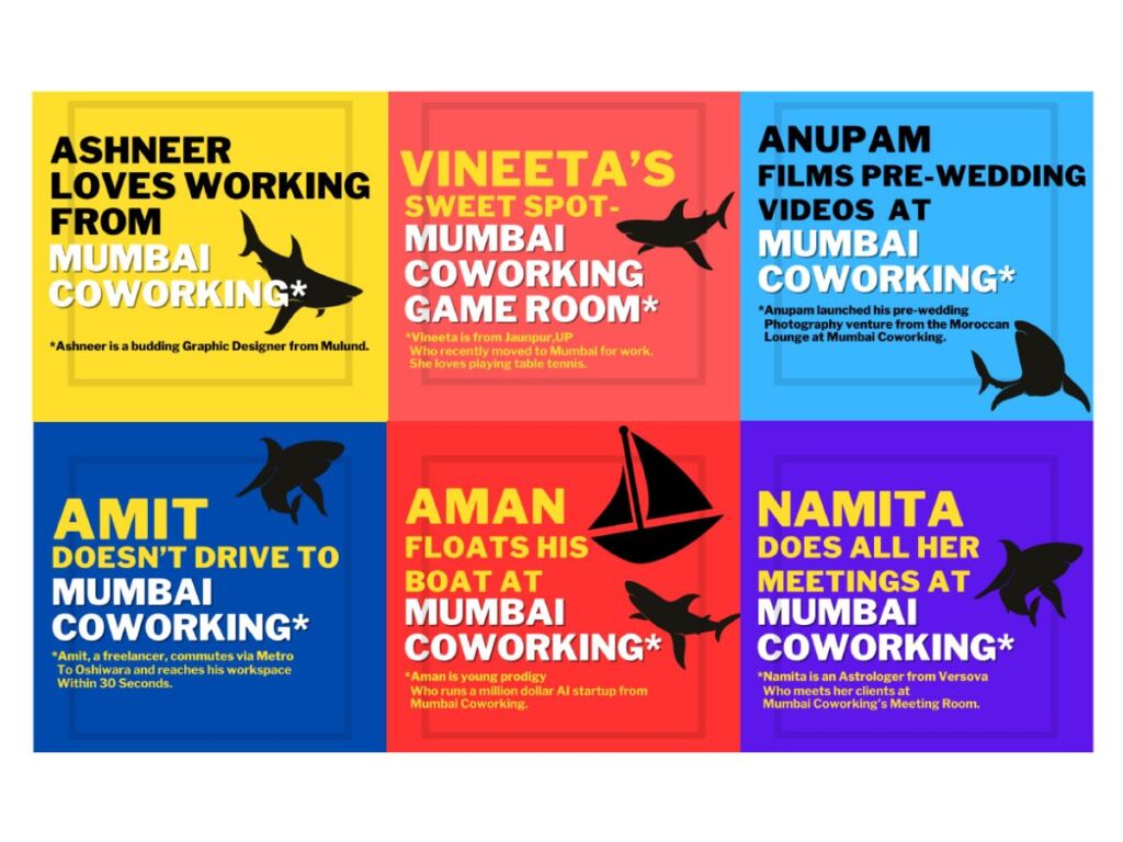 Mumbai Coworking launches a quirky marketing campaign featuring judges from Shark Tank India