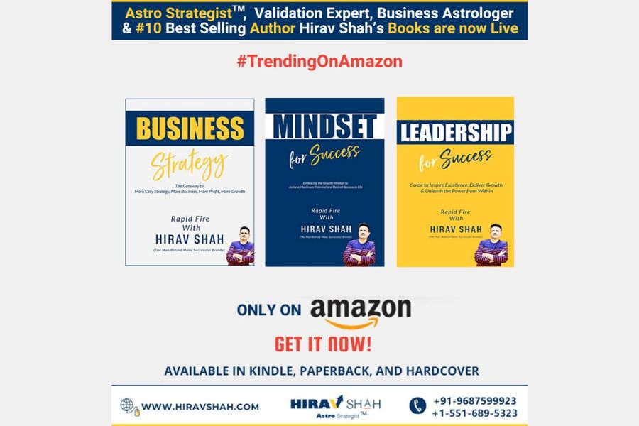 ‘Mindset for Success’ Book by Hirav Shah, A leading Astro Strategist and Validation Expert is Making Waves in the Global Book Industry