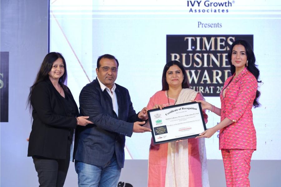 Global Colliance honoured with Times Business Award 2023 in Surat