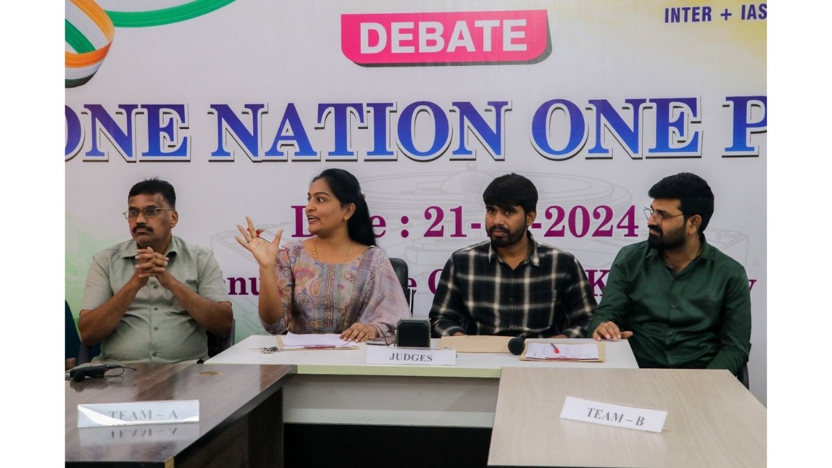 Ignite IAS Academy Hosts Debate the Pros and Cons of One Nation, One Election