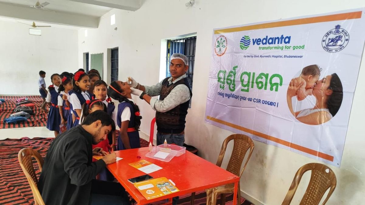 Vedanta’s “Swarna Prashan” healthcare initiative reaches 22,000 Odisha school children