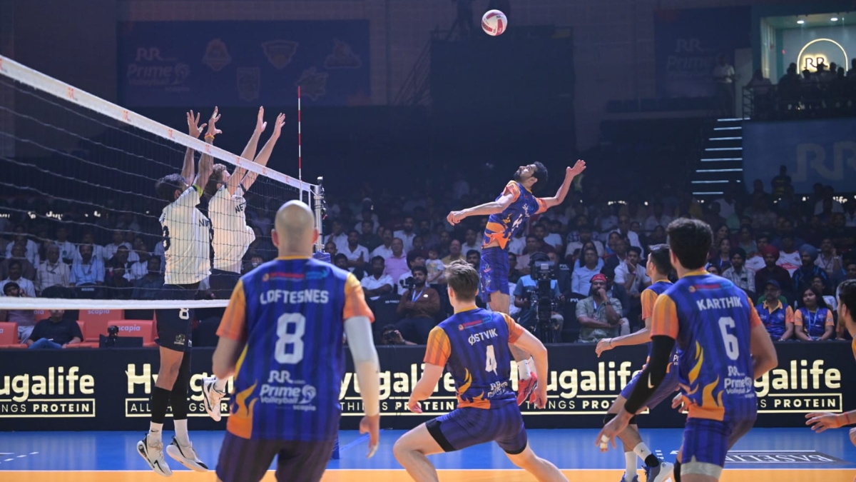 PVL 2025 Season 4 (Match 36): Mumbai Meteors march into the final with an emphatic triumph over Goa Guardians PVL 2025 Season 4 (Match 36): Mumbai Meteors march into the final with an emphatic triumph over Goa Guardians